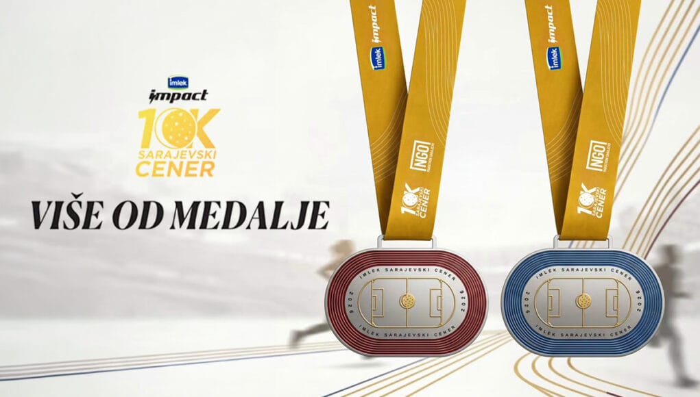 NGO Marathon-Plava i bordo medalja-Sarajevski cener 2026